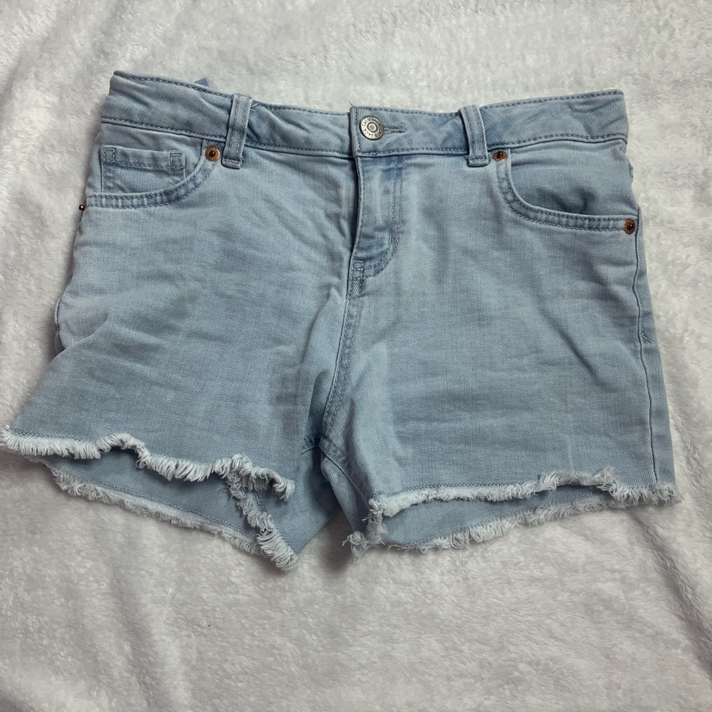 Light Blue Denim Women Shorts